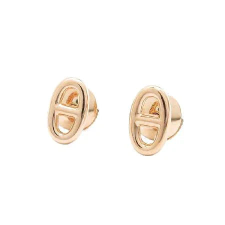 ˇShiny JewelryˇCHAINE SMALL EARRINGS GOLD AND SILVER