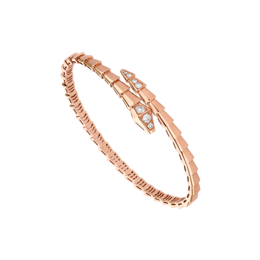 ˇShiny JewelryˇSERPENTI BRACELET DIAMONDS PINK GOLD