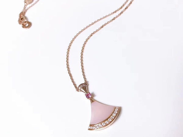 ˇShiny JewelryˇDREAM NECKLACE PINK MOP DIAMOND