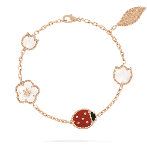 ˇShiny JewelryˇLUCKY SPRING 5 MOTIF BRACELET