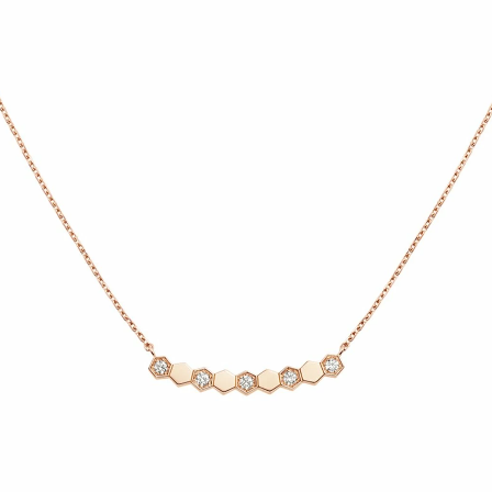 ˇShiny JewelryˇBEE MY LOVE DIAMOND NECKLACE