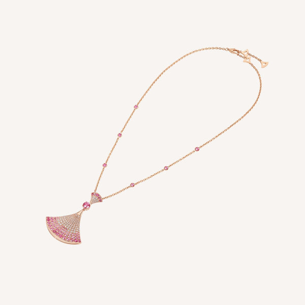 ˇShiny JewelryˇDREAM NECKLACK DIAMOND PINK GOLD