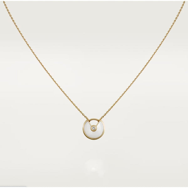 ˇShiny JewelryˇAMULETTE ROSE GOLD MOP NECKLACE