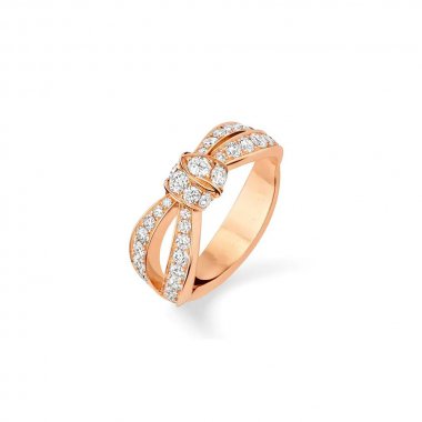 ˇShiny JewelryˇLIENS ROSE GOLD DIAMOND RING