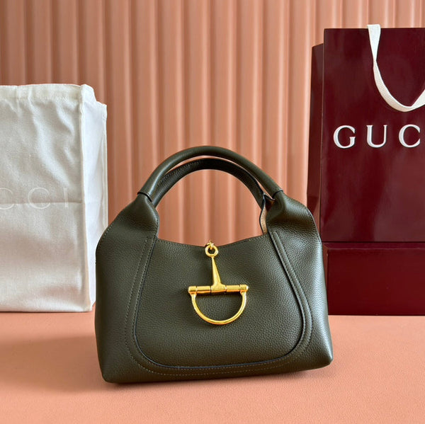 MEDIUM SOFTBIT MAXI SHOULDER BAG 27.5 IN DARK GREEN GRAINY LAMBSKIN