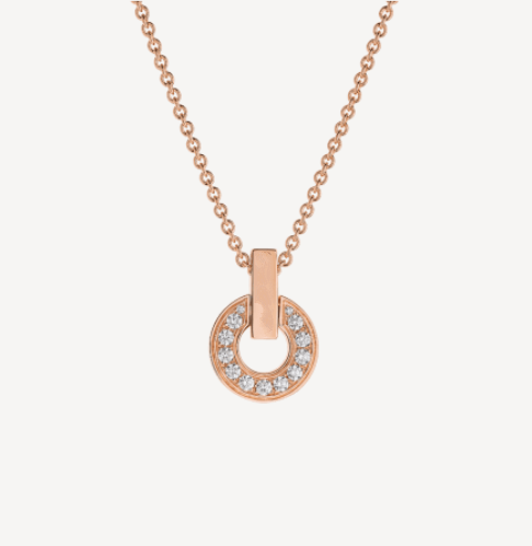ˇShiny JewelryˇGARI NECKLACE PINK GOLD DIAMOND