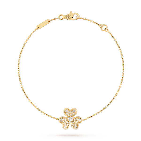 ˇShiny JewelryˇFRIVOLE GOLD FLOWER DIAMOND BRACELET