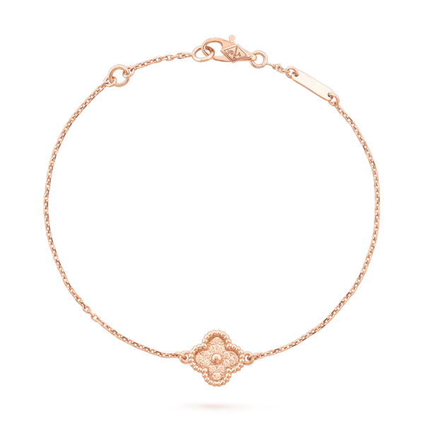 ˇShiny JewelryˇCLOVER SINGLE FLOWER BRACELET